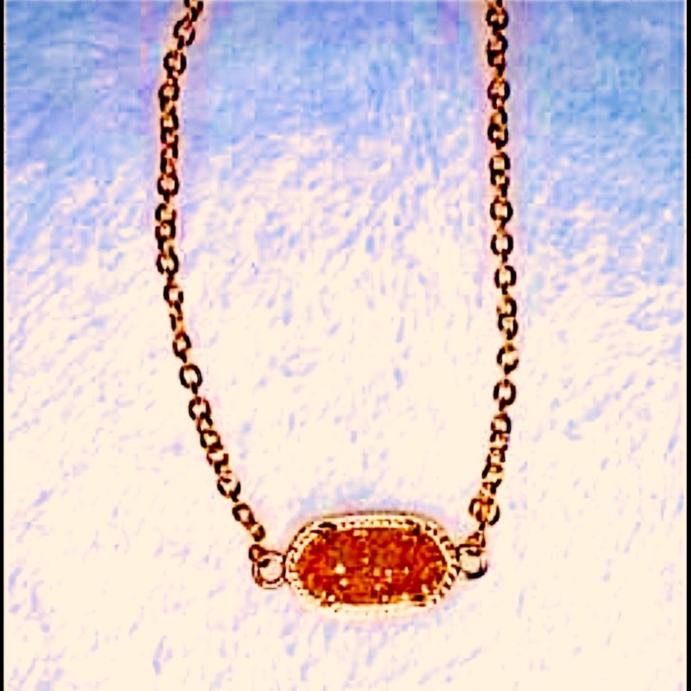 Kendra Scott Elaine Rose Gold Drusy Bracelet